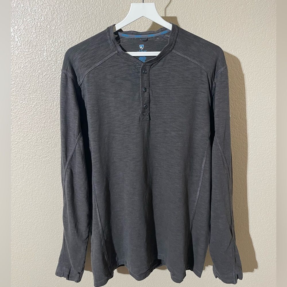 Kuhl Charcoal Long Sleeve Henley